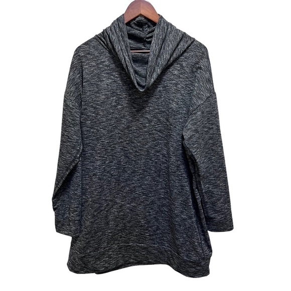 Joe Fresh Grey Cowl Neck Tunic Top Size 1x - Picture 1 of 6